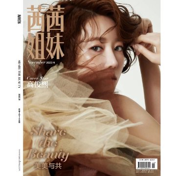 雑誌/ 茜茜姐妹雜志 2022年11月 中国版　高俊熙（ゴ・ジュンヒ）：表紙！記事掲載！ CeCi セシ　中国雑誌の画像