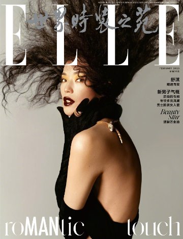 【メール便送料無料】雑誌/ ELLE世界時裝之苑 2023年2月 中国版　舒淇（スー・チー）：両面表紙！記事掲載！ エル　中国雑誌の画像