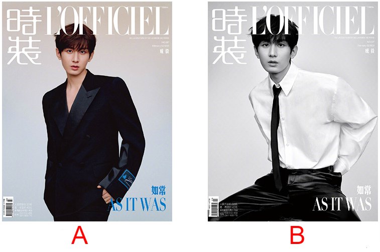 【メール便送料無料】雑誌/ 時裝女士雜志 2023年2月刊 中国版　成毅（チェン・イー）：表紙二種類選択可！記事掲載！ L’OFFICIEL ロフィシェル　中国雑誌の画像