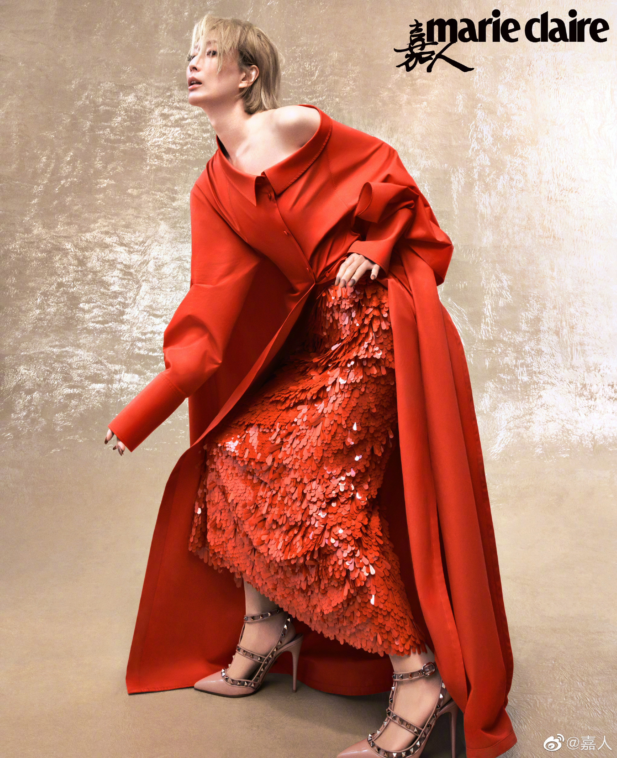 【メール便送料無料】雑誌/ Marie Claire 嘉人 2023年2月 中国版　鄭秀文（サミー・チェン）：表紙！記事掲載！ マリクレール　中国雑誌の画像