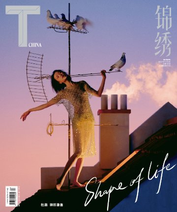 【メール便送料無料】雑誌/ T Magazine風尚志 錦綉 2023年4月 中国版　杜鵑（ドゥ・ジュアン）：表紙！記事掲載！ Tマガジン　中国雑誌の画像