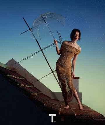 【メール便送料無料】雑誌/ T Magazine風尚志 錦綉 2023年4月 中国版　杜鵑（ドゥ・ジュアン）：表紙！記事掲載！ Tマガジン　中国雑誌の画像