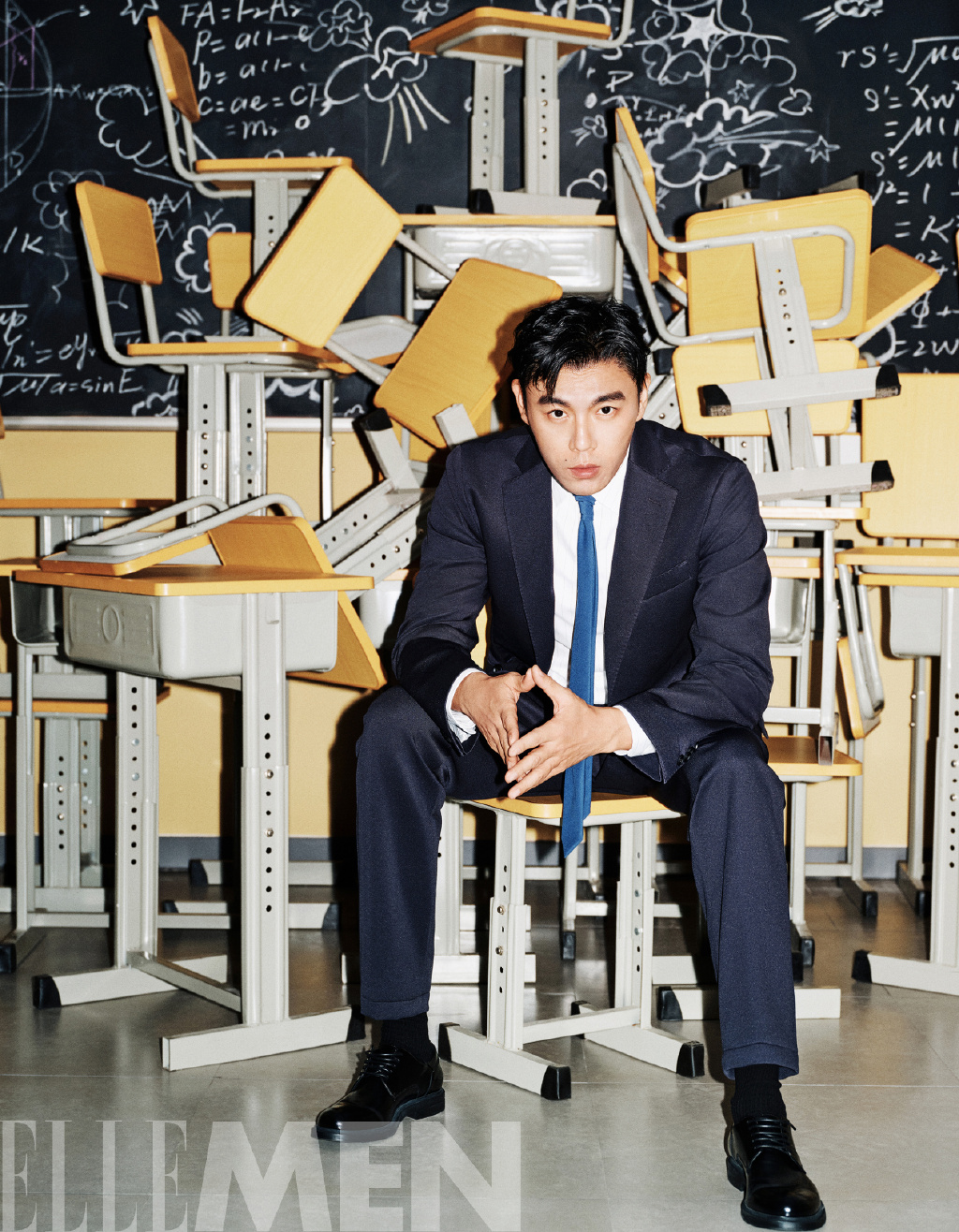 【メール便送料無料】雑誌/ ELLEMEN睿士 2023年6月 中国版　秦昊（チン・ハオ）＆辛爽（シン・シュアン）：表紙！記事掲載！ エル・メン　中国雑誌 CHINA MAGAZINEの画像