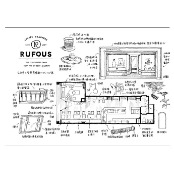カフェガイド/ 發現・城市咖啡館〔台北×東京〕：嚴選62家特色咖啡館的魅力與日常 台湾版 林家瑜　カフェノート　スケッチで巡るカフェの旅　コーヒーショップ　喫茶店　台湾書籍の画像