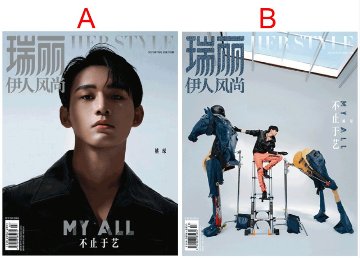 【メール便送料無料】雑誌/ 瑞麗伊人風尚雜志 2023年7月 中国版　姚琛（ヤオ・チェン）：表紙2種類選択可！記事掲載！ Rayli Her Style ef　中国雑誌の画像