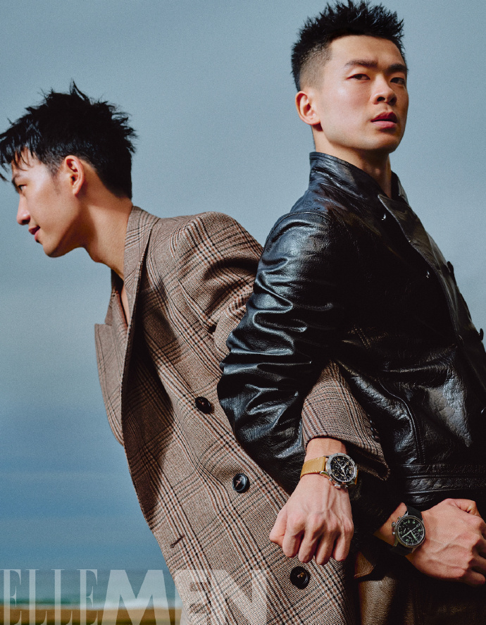 無料】雑誌/ ELLEMEN睿士 2023年8月 中国版　鄭思維（ジェン・シーウェイ） ＆王昶（おう ちょう/ワン・チャン）：表紙！記事掲載！ エル・メン　中国雑誌 CHINA MAGAZINEの画像