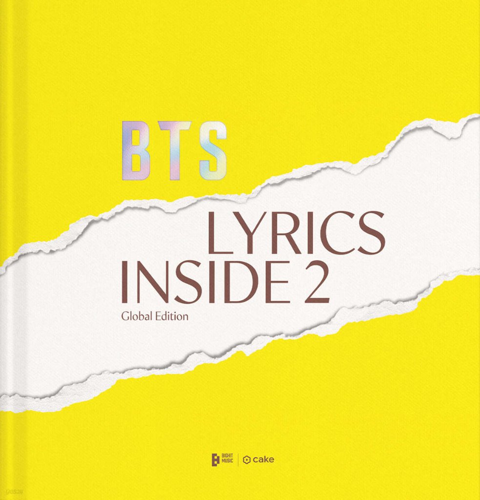 フォトエッセイ/BTS LYRICS INSIDE 2 韓国版 Cake 韓国書籍の画像