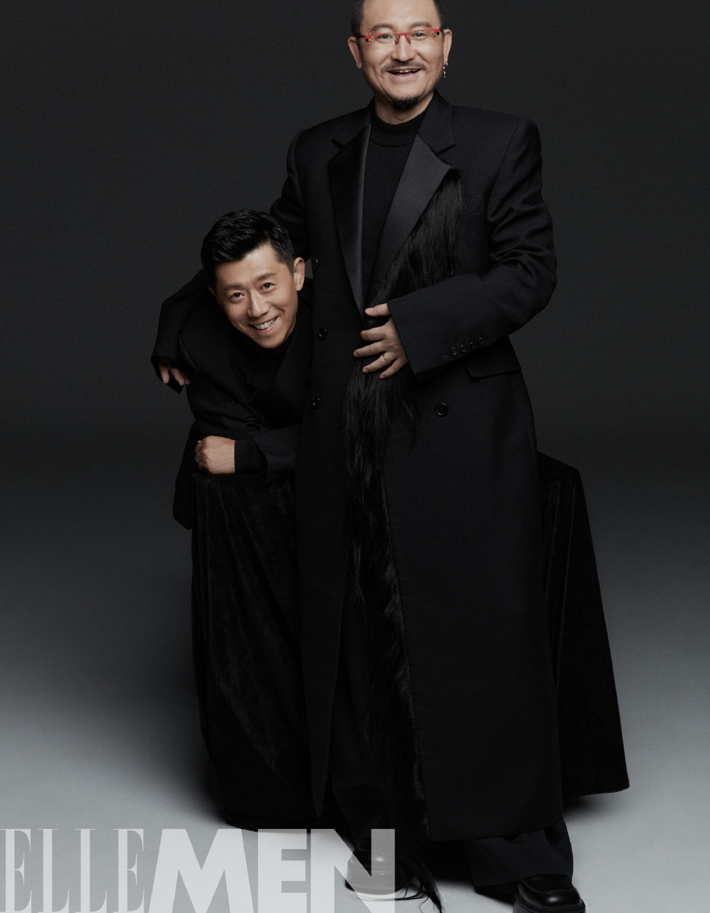 【メール便送料無料】雑誌/ ELLEMEN睿士 2023年11月 中国版　烏爾善（ウー・アールシャン）＆夏雨（シア・ユー/シア・ユイ）：表紙！記事掲載！ エル・メン　中国雑誌 CHINA MAGAZIの画像