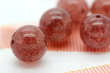 2石売り ピンクエピドート シャイニング 10ミリ  粒売り 天然石 パワーストーンの画像