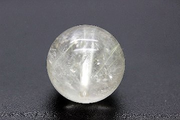 【完売】金運アップ 夢を叶える 希少石 ホワイトルチルクォーツ 約12ミリ  粒売り 天然石 パワーストーンの画像