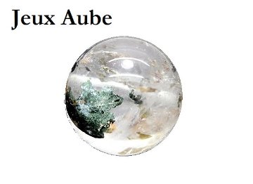 月神イガルク ― すべてを好転へ導く金運覚醒ストーン（ライモナイト＆マーカサイトインクォーツ）粒売り 約13mm｜天然石パワーストーン通販 ジュ・オーヴの画像