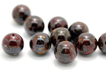 奇跡を呼ぶ石 ネガティブをポジティブに変換 ヒュギエイア ボルダーオパール 粒売り 約13.5ミリ 天然石 パワーストーン 通販 ジュ・オーヴの画像