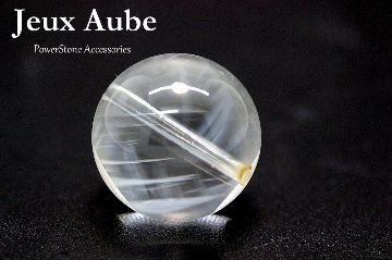 【完売】極上 ブルーエンジェルラダークォーツ（ブルーハイダウェイクォーツ）天使のはしご 妖精 精霊の隠れ家 粒売り 大玉 約14.5ミリ ブラジル産 天然石 パワーストーン 通販 ジュ・オーヴの画像