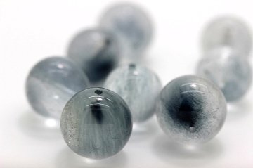 天使の羽が導く奇跡 ― ブルーアンフィボール 約11〜12mm 粒売り｜癒し・成功・健康運アップ 天然石パワーストーン通販 ジュ・オーヴの画像