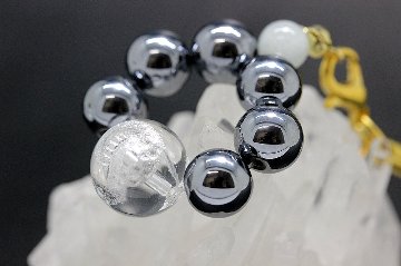 弁財天のご神縁を呼ぶ 白蛇彫刻水晶ストラップ｜金運・財運・健康運・無病息災・開運｜天然石パワーストーン通販 ジュ・オーヴの画像