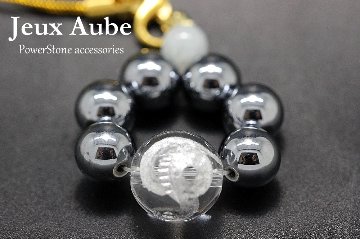 弁財天のご神縁を呼ぶ 白蛇彫刻水晶ストラップ｜金運・財運・健康運・無病息災・開運｜天然石パワーストーン通販 ジュ・オーヴの画像