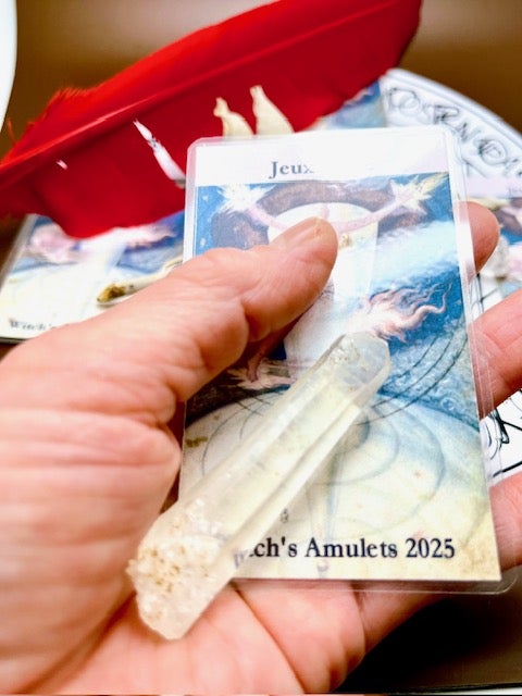 魔女のお守り2026 来年の厄除け開運カード オーラ浄化 祈祷パワー入れ サジテール占い