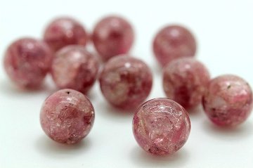 Lumière リュミエールマイカ（ピンクマイカ）粒売り 約12.5mm｜光をまとう魅力と幸運の石・恋愛運・人間関係・成功運アップ｜天然石パワーストーン通販 ジュ・オーヴの画像