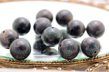 悪に天誅を下す！悪を寄せ付けない デビルサンダー（ブラックオパール） 大玉14mm 粒売り｜天然石パワーストーン通販 ジュ・オーヴの画像