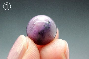 邪気を遮断し、魂を護る──紫の聖なる結界 南アフリカ産 極上パープルスギライト 約11〜11.5mm  天然石パワーストーン通販 ジュ・オーヴの画像