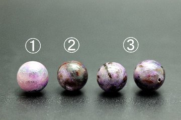 邪気を遮断し、魂を護る──紫の聖なる結界 南アフリカ産 極上パープルスギライト 約11〜11.5mm  天然石パワーストーン通販 ジュ・オーヴの画像