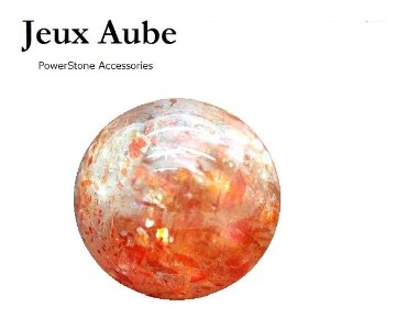 【太陽の宿る勝利の石】サンストーン 粒売り 約12mm  天然石パワーストーン通販 ジュ・オーヴの画像