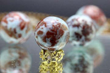 愛と平和の希少石！チョコレートラリマー 大玉 約14mm 粒売り 天然石 パワーストーン 癒しと魅力アップ 天然石 パワーストーン 通販 ジュ・オーヴの画像