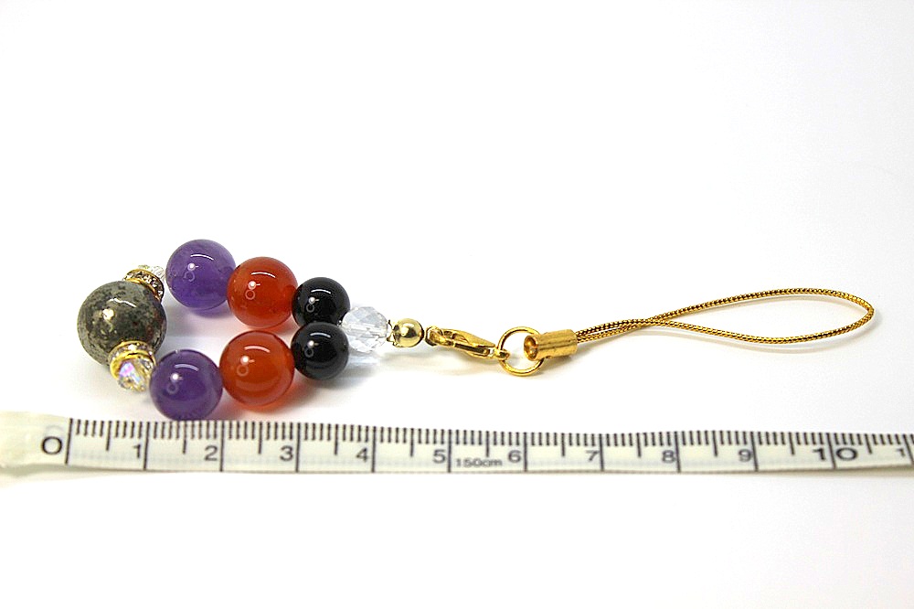 Halloween限定 魔女の護符ストラップ｜魔除け・邪気祓い・金運のお守り