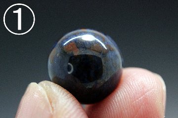 【完売】【その力、神の領域】魔除け・邪気祓いのブルーゴッドスギライト 粒売り 約11mm｜天然石パワーストーン通販 ジュ・オーヴの画像