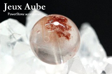魅惑と金運を引き寄せるレッドラビットファークォーツ ―粒売り 約12mm｜天然石パワーストーン通販 ジュ・オーヴの画像