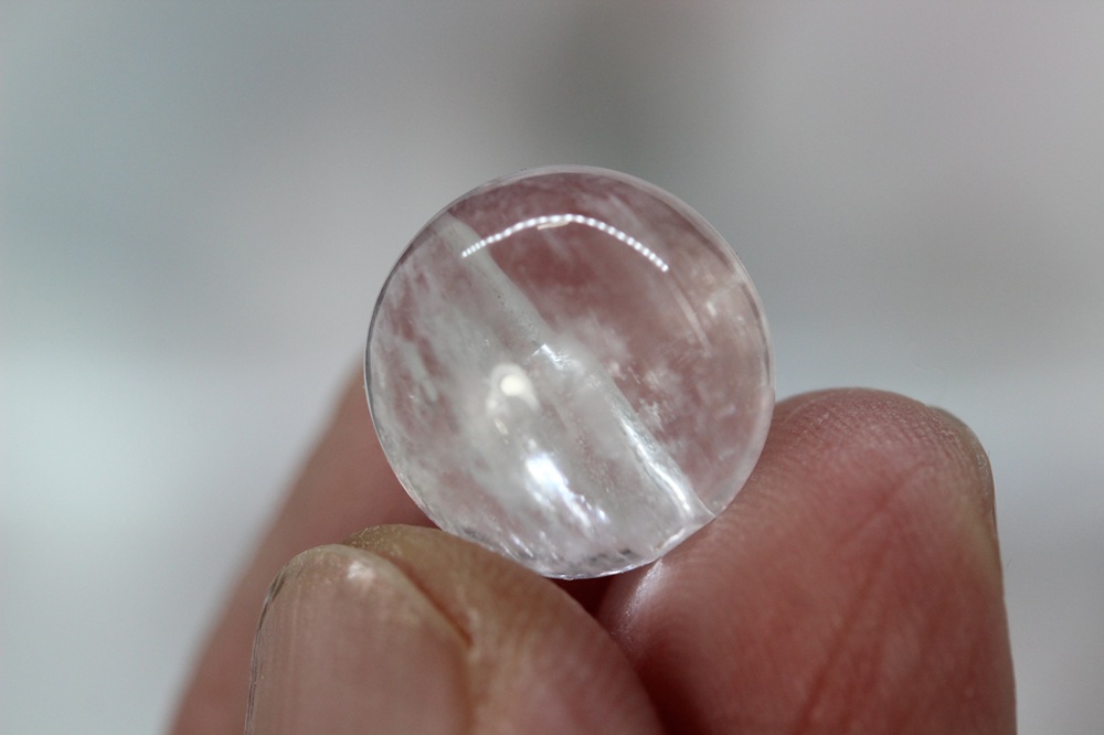 ＜完売＞女神の微笑み ロゼ・クンツァイト 約12.4mm 粒売り｜恋愛成就・癒し・愛され運アップ 天然石パワーストーン通販 ジュ・オーヴの画像