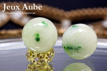 【完売】瑞祥翡翠（ずいしょうひすい） 約11.5mm ミャンマー産｜健康・長寿・病気回復を導く吉兆の天然石パワーストーン通販 ジュ・オーヴの画像