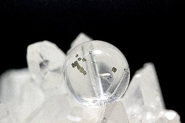 【完売】黄金の運命を呼び覚ます マーカサイトインクォーツ 粒売り 約12mm｜天然石パワーストーン通販 ジュ・オーヴの画像