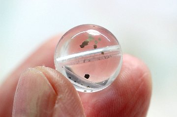 【完売】黄金の運命を呼び覚ます マーカサイトインクォーツ 粒売り 約12mm｜天然石パワーストーン通販 ジュ・オーヴの画像