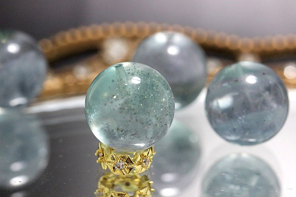 ドラゴンズ・フォーチュン・コア パイライトインフローライト 金運財運の希少石｜ジュ・オーヴ