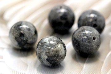 援軍ラルビカイト｜勝利・守護・逆転ストーン 粒売り 約12mm｜天然石パワーストーン通販 ジュ・オーヴの画像