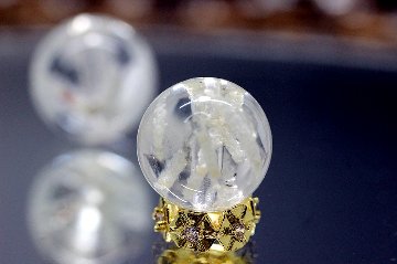 Jardin Blanc（ジャルダン・ブラン） ホワイトガーデンクォーツ 粒売り 約12mm（2石限定） 金運・浄化・人間関係調整の天然石 天然石パワーストーン通販 ジュ・オーヴの画像