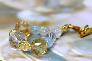 Celestial Fortune Strap（セレスティアル・フォーチュン） 天の祝福を受け取る 開運・繁栄・浄化ストラップ 天然石パワーストーン通販 ジュ・オーヴの画像
