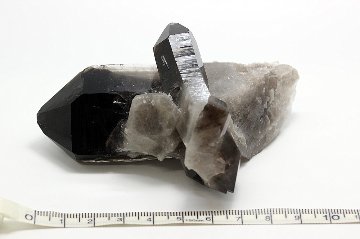 最強の守護と浄化 モリオン（黒水晶）クラスター 約10cm 天然石パワーストーン通販 ジュ・オーヴの画像