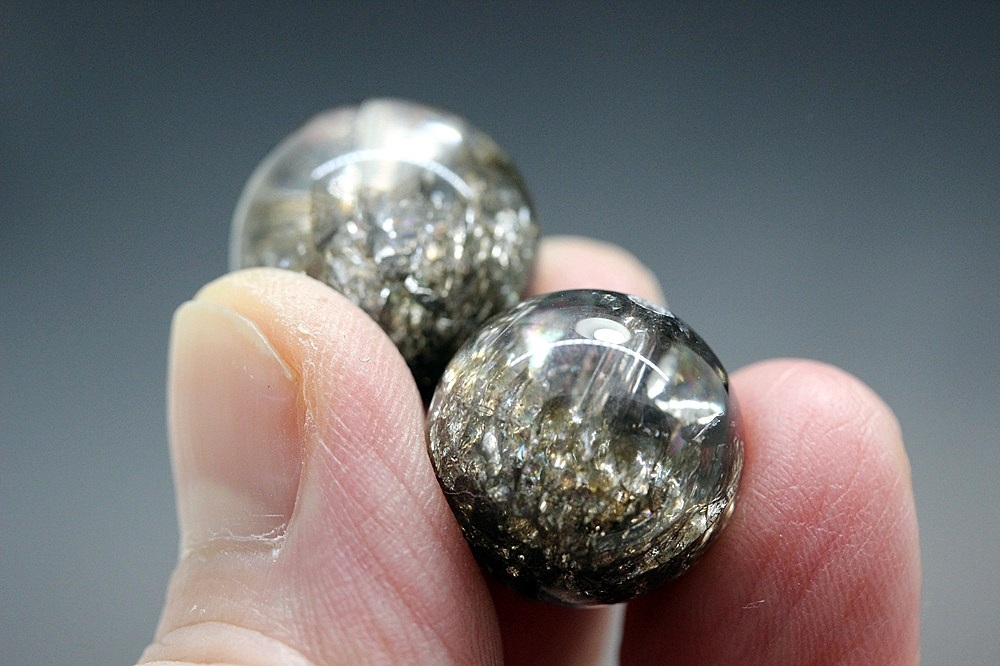 【天華守護】花火スーパーセブン 約15mm 大玉 粒売り｜邪気祓い・強運体質・良縁引き寄せ・潜在能力開花の希少石｜ジュ・オーヴの画像