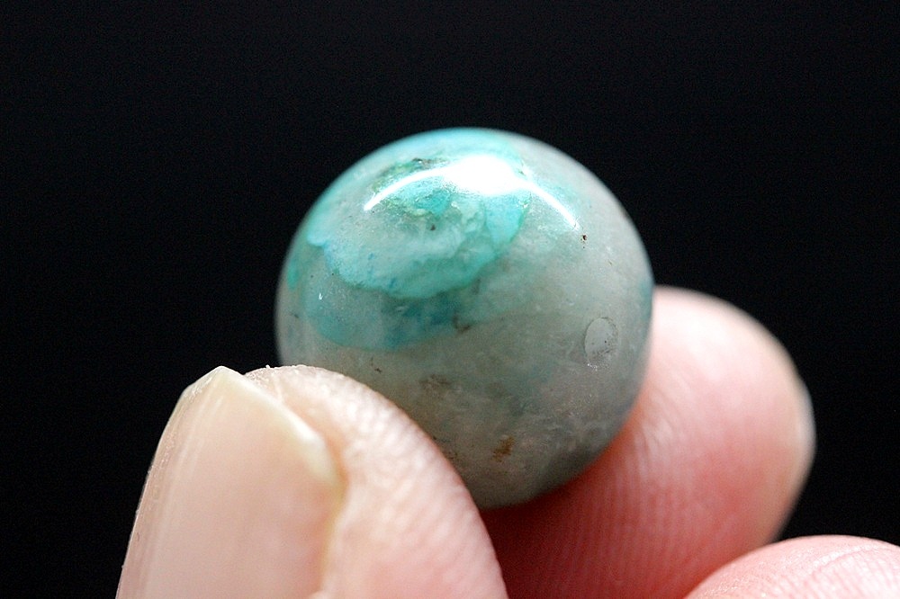 Jeux Aube クリソコラシリカ 接写 癒し パワーストーン サジテール