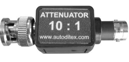 アッテノーター（減衰器）10:1の画像