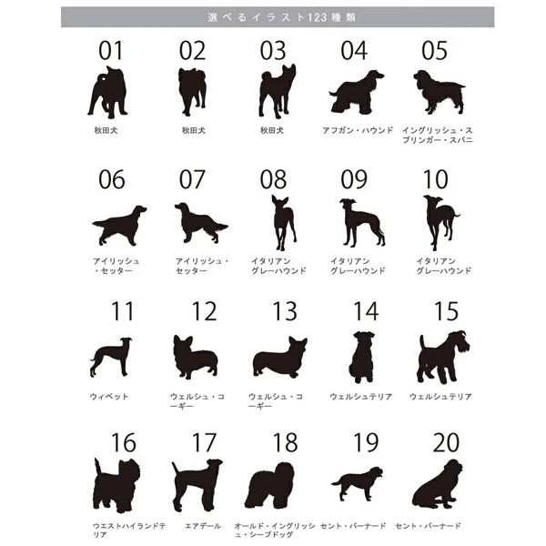 愛犬用 ポーチ 犬 いぬ シルエット おしゃれ 人気商品 名入れ お名前入り （ 犬シルエットラベル ポーチ ）名入れ ネーム 名前 犬種 散歩 イヌ プレゼント 誕生日 バレンタイン ギフト 出産祝の画像