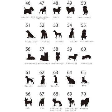 愛犬用 ポーチ 犬 いぬ シルエット おしゃれ 人気商品 名入れ お名前入り （ 犬シルエットラベル ポーチ ）名入れ ネーム 名前 犬種 散歩 イヌ プレゼント 誕生日 バレンタイン ギフト 出産祝の画像