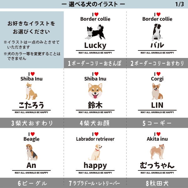 愛犬 ポーチ うちのこ うちの子 うちのコ お名前入り ペット 誕生日 人気 名入れ オリジナル グッズ 雑貨 ［ ポーチ アイラブ犬ブロック体] 出産祝い プレゼント ギフト 誕生日 母の日 敬老のの画像