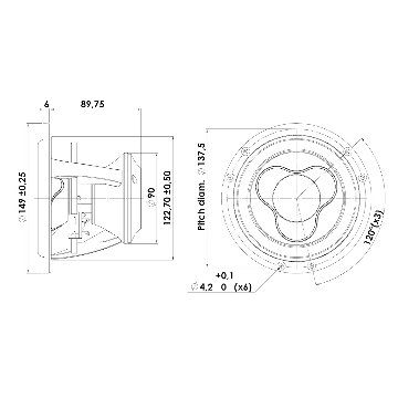 Scan-Speak Illuminator 15WU/8741T00（ペア）の画像