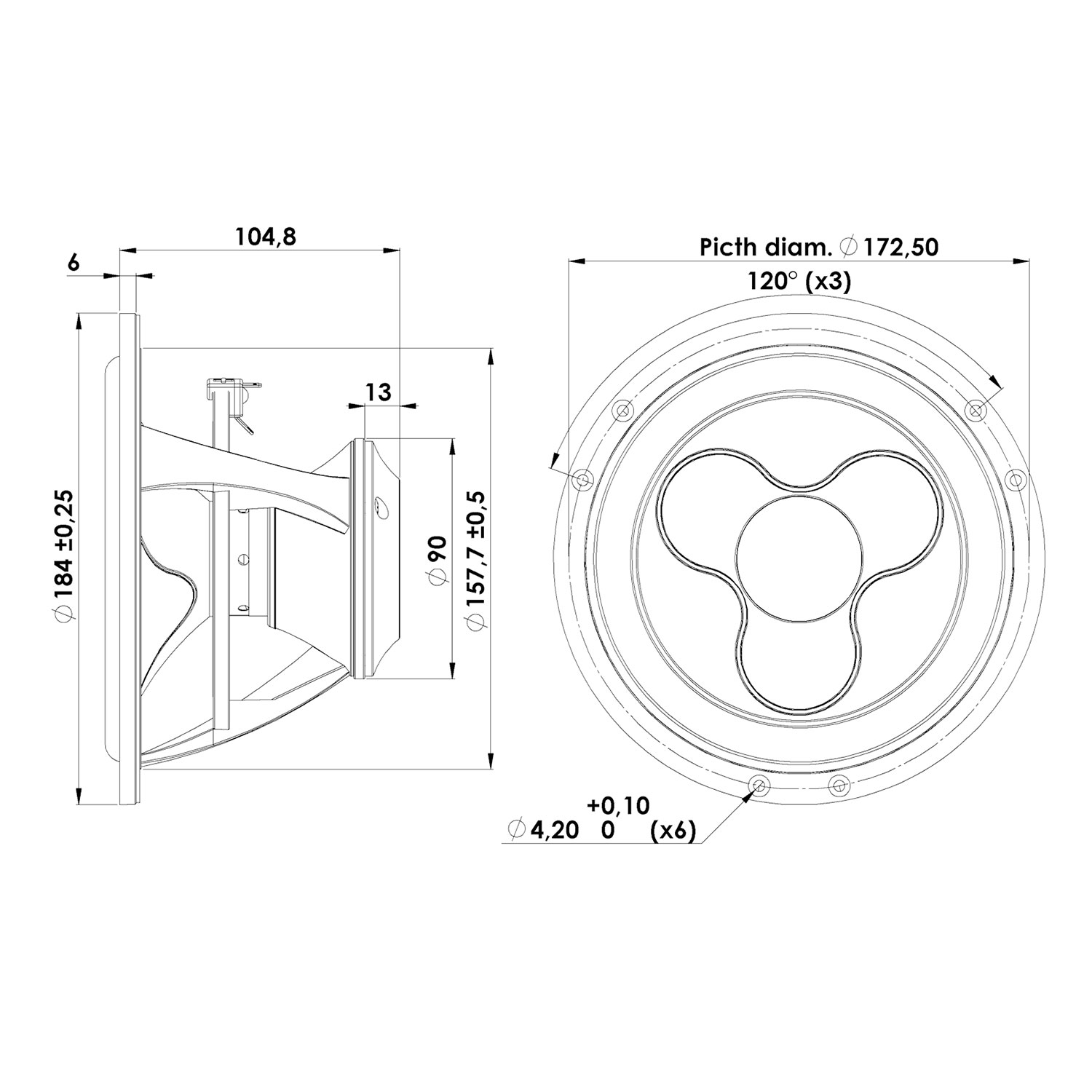 Scan-Speak Illuminator 18WU/4741T00（ペア）の画像
