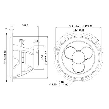 Scan-Speak Illuminator 18WU/8747T00（ペア）の画像