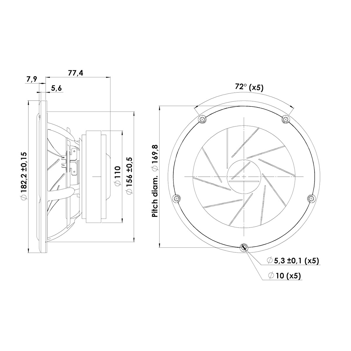 フラ口屋専用　スキャンスピーク　18W8531G00　(美品)　です。 Scan-Speak Revelator 18W/8531G00（ペア）｜横浜ベイサイドネット