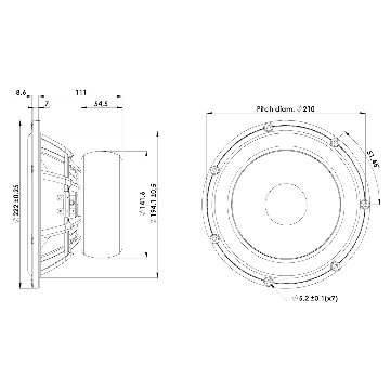 Scan-Speak Revelator 22W/4851T00（ペア）の画像